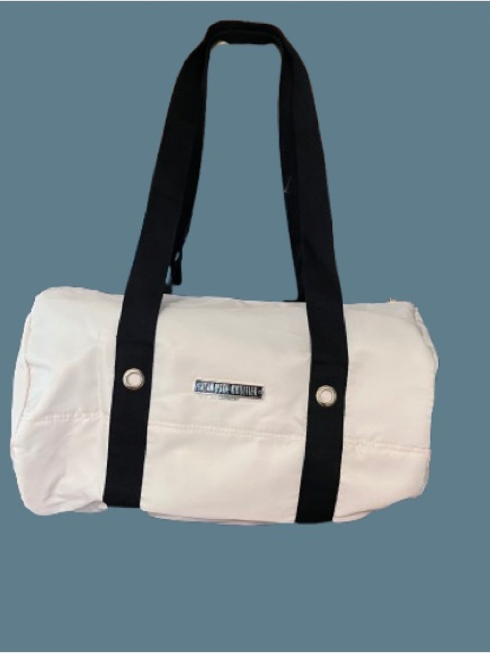 Jean Paul Gaultier Parfums Duffle Gym Bag Cream EUC